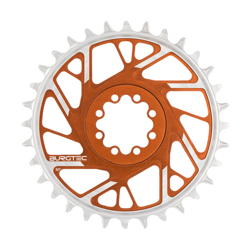 Burgtec 3mm Offset Thick Thin Chainring SRAM 8-Bolt, 32T, Brnz