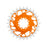 Burgtec 3mm Offset Thick Thin Chainring SRAM 8-Bolt, 28T, Org