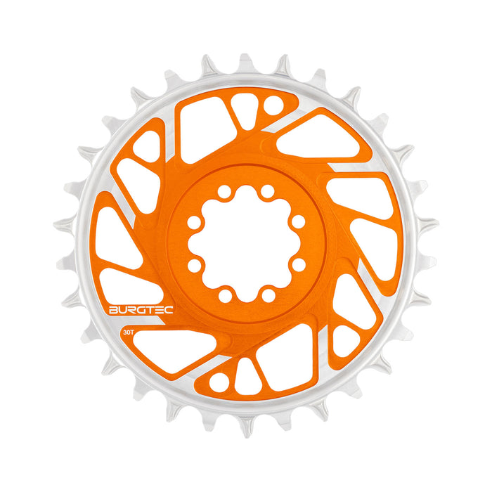 Burgtec 3mm Offset Thick Thin Chainring SRAM 8-Bolt, 30T, Org