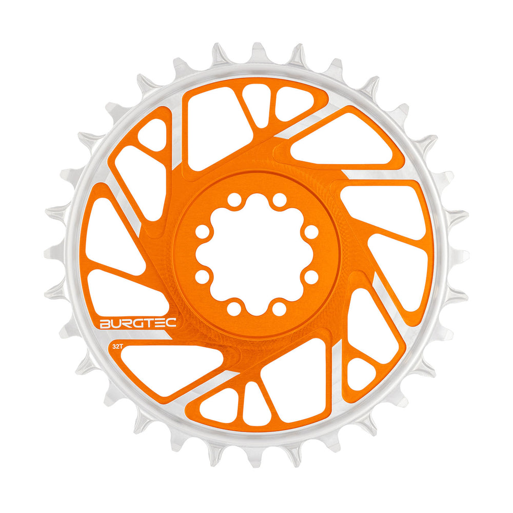 Burgtec 3mm Offset Thick Thin Chainring SRAM 8-Bolt, 32T, Org