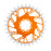 Burgtec 3mm Offset Thick Thin Chainring SRAM 8-Bolt, 32T, Org