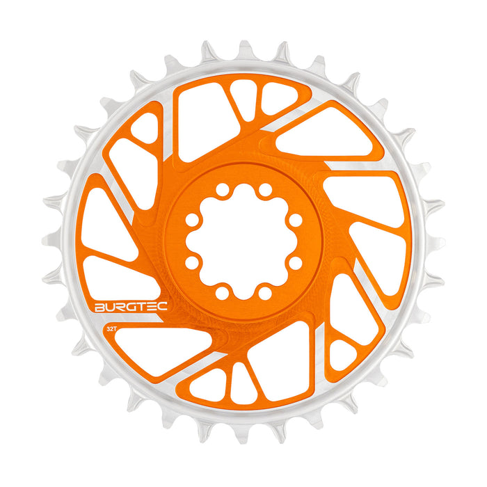 Burgtec 3mm Offset Thick Thin Chainring SRAM 8-Bolt, 32T, Org