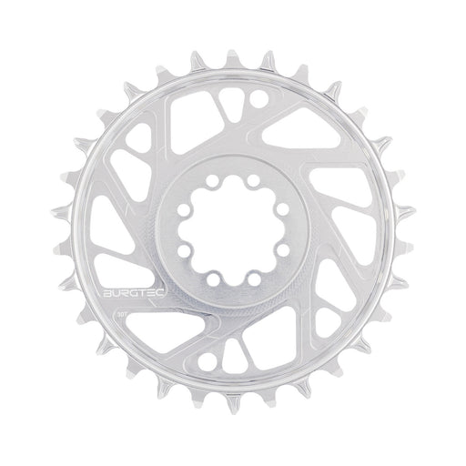 Burgtec 3mm Offset Thick Thin Chainring SRAM 8-Bolt, 30T, Silv