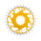 Burgtec 3mm Offset Thick Thin Chainring SRAM 8-Bolt, 30T, Gold