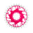 Burgtec 3mm Offset Thick Thin Chainring SRAM 8-Bolt, 30T, Pink