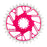 Burgtec Cinch Thick Thin Chainring, 32T, Toxic Pink