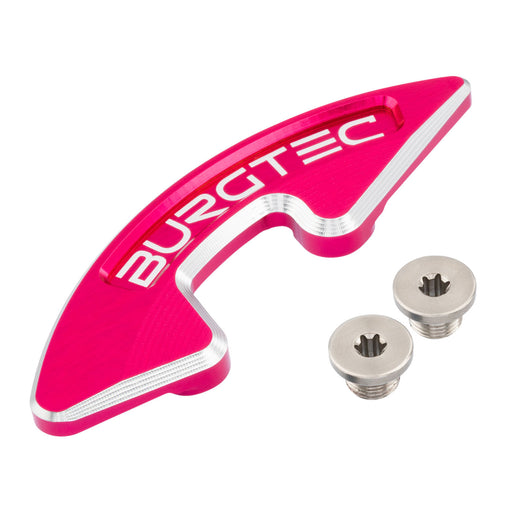 Burgtec Chainring Bash Guard - Single - Toxic Pink