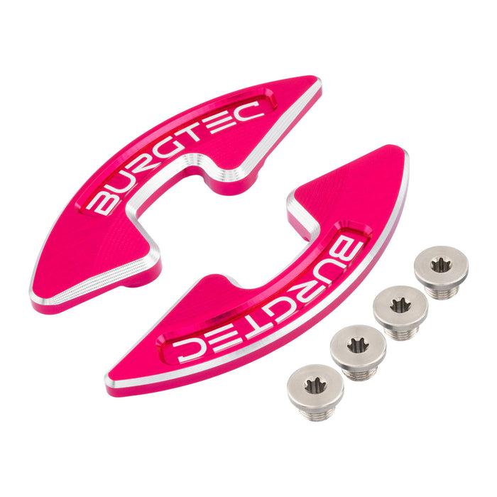 Burgtec Chainring Bash Guard - Double - Toxic Pink