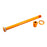 Burgtec Canyon 173mm Rear Axle - Iron Bro Orange