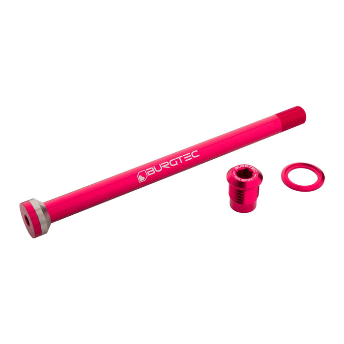 Burgtec Propain 175mm Rear Axle - Toxic Pink