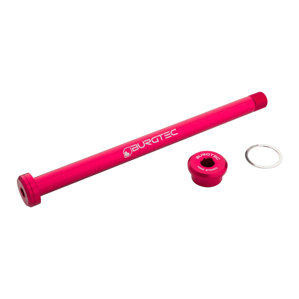 Burgtec Rocky Mountain 173mm Rear Axle - Toxic Pink