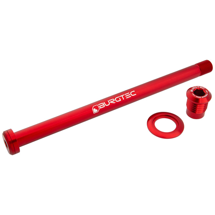 Burgtec Orbea 186mm Rear Axle - Race Red