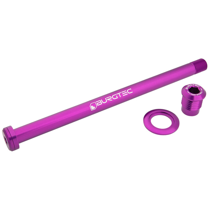 Burgtec Orbea 186mm Rear Axle - Purple Rain