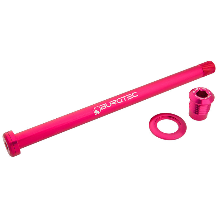 Burgtec Orbea 184mm Rear Axle - Toxic Pink