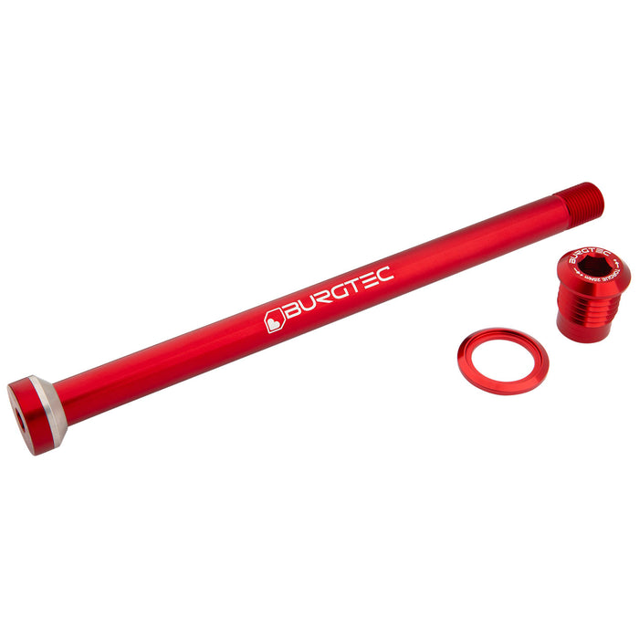 Burgtec Amflow 174mm Rear Axle - Race Red