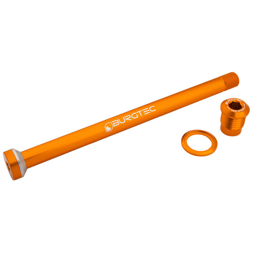 Burgtec Amflow 174mm Rear Axle - Iron Bro Orange