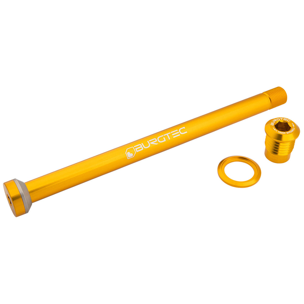 Burgtec Amflow 174mm Rear Axle - Burgtec Bullion Gold
