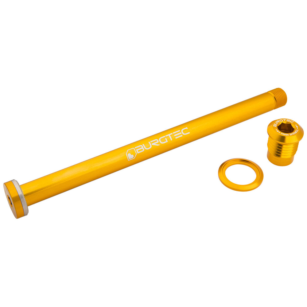Burgtec Giant 183.5mm Rear Axle - Burgtec Bullion Gold