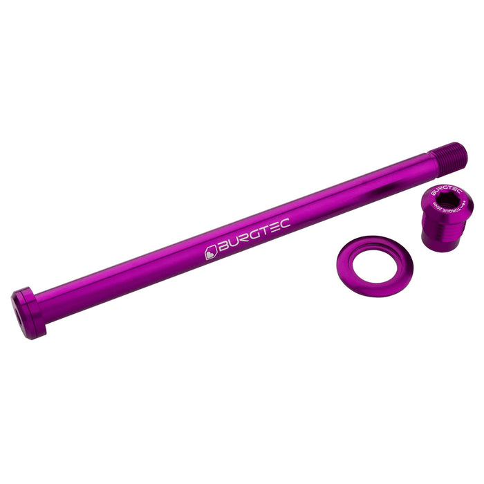 Burgtec Trek 184.5mm Rear Axle - Purple Rain