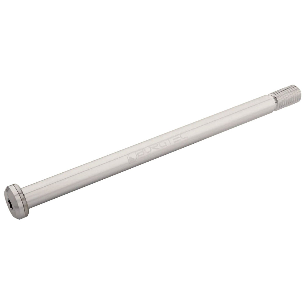 Burgtec 188mm x 12mm 1.75mm Pitch Rear Axle, Rhodium Silver