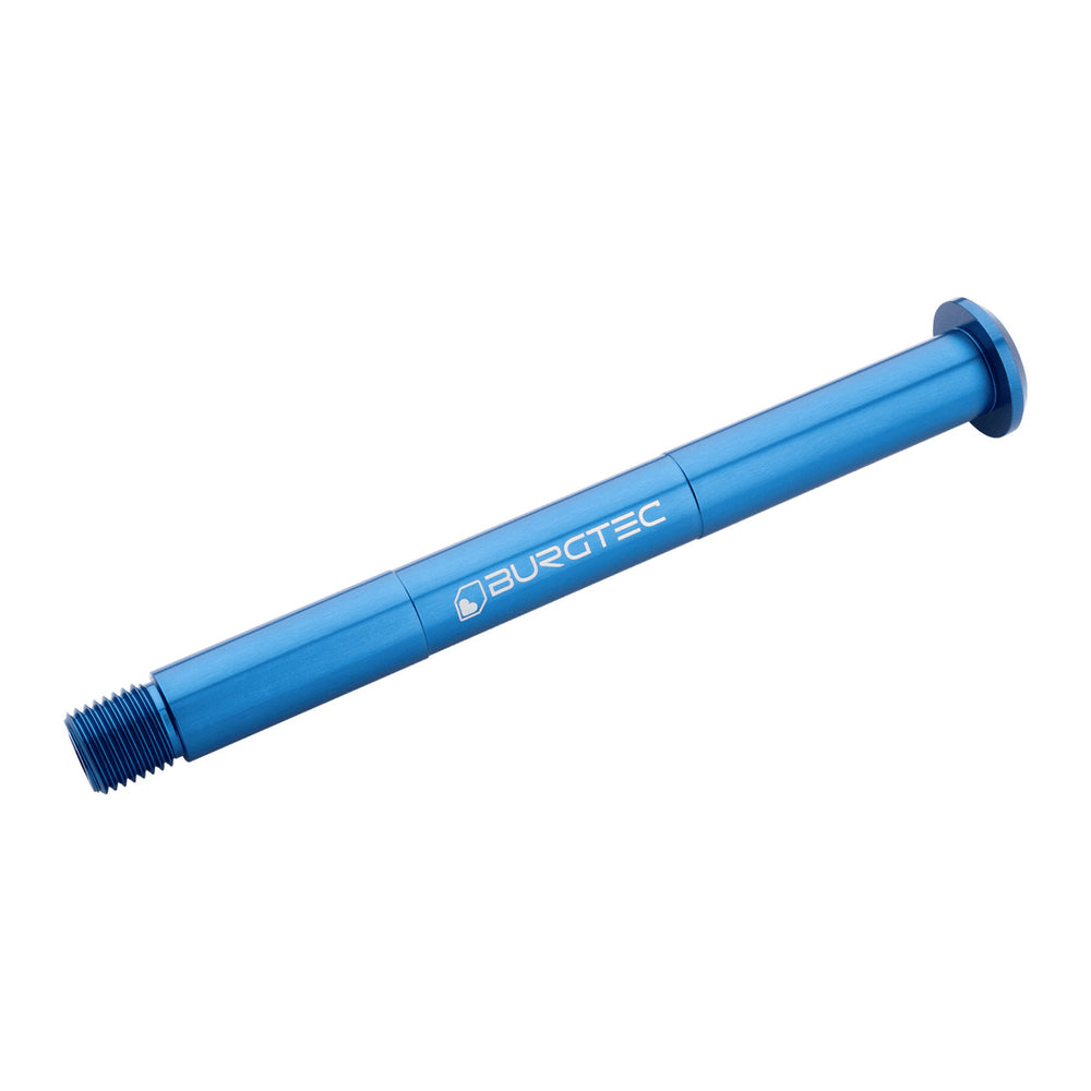 Burgtec Fox Fork Axle, 15x110mm, Deep Blue (156mm length M14x1.5TPI)