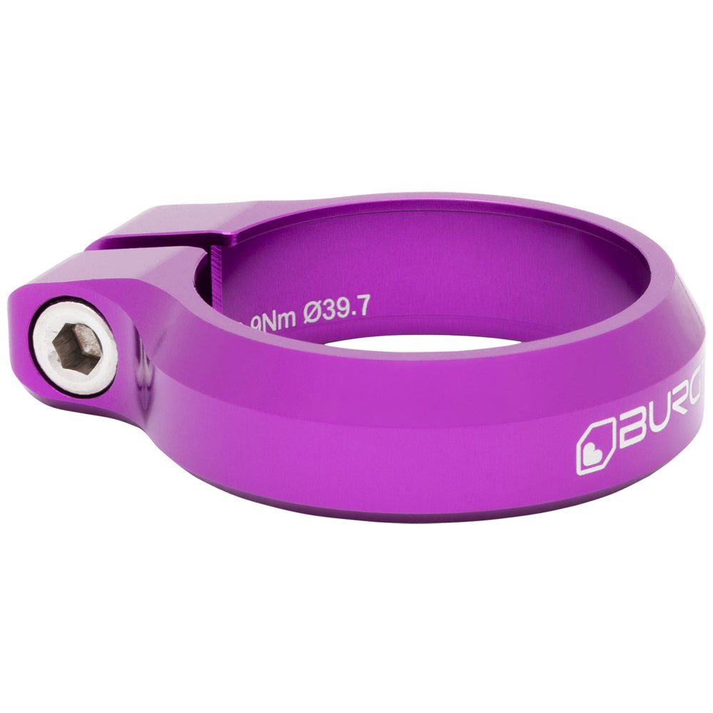 Burgtec Seat Clamp - 39.7mm Diameter - Purple Rain