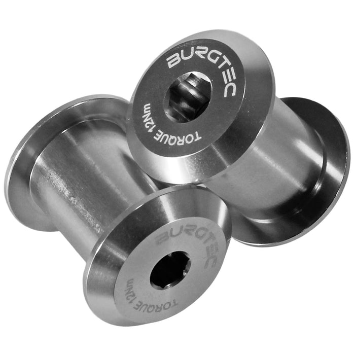 Burgtec Transition Seatstay Pivot Bolts - Rhodium Silver