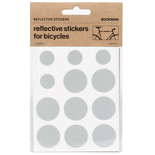 Bookman Visibility Reflective Stickers, Dots, White