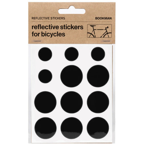Bookman Visibility Reflective Stickers, Dots, Black