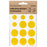 Bookman Visibility Reflective Stickers, Dots, Yellow