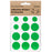 Bookman Visibility Reflective Stickers, Dots, Green