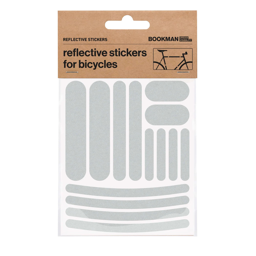 Bookman Visibility Reflective Stickers, Strips, White