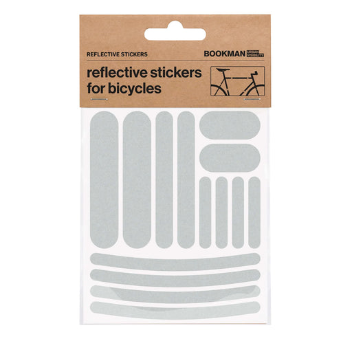 Bookman Visibility Reflective Stickers, Strips, White