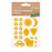 Bookman Visibility Reflective Stickers, Adventure, Yellow