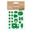 Bookman Visibility Reflective Stickers, Adventure, Green
