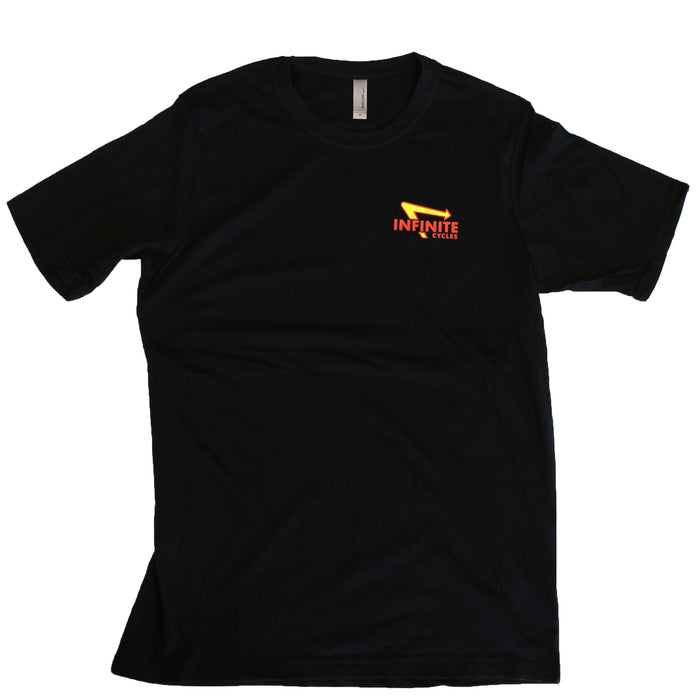 Infinite Cycles Burger Joint Bike T-Shirt Black Small