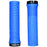 Bike Works CO Lock-On Waffle Grips, Pair, Blue