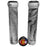 Bike Works CO Slip-On Ribbed Grips, Pair, White/Black Swirl