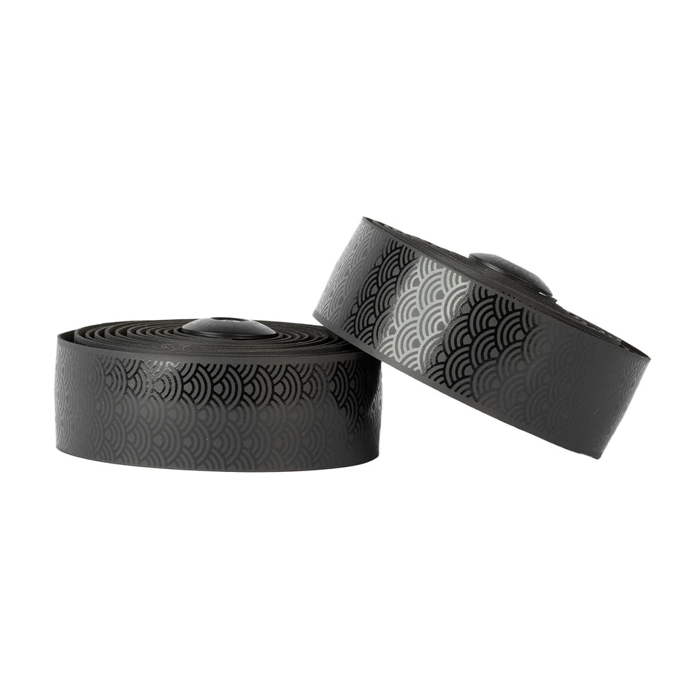 Burgh Classic Bar Tape, Wave Stealth, Black