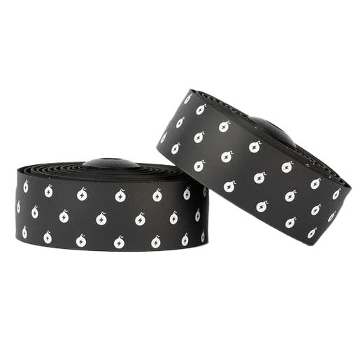Burgh Classic Bar Tape, Wattbombs Stealth, Black/White