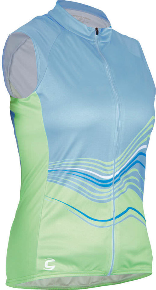 Cannondale 13 Women's Frequency Sleeveless Light Blue Medium - 3F128M/LTB