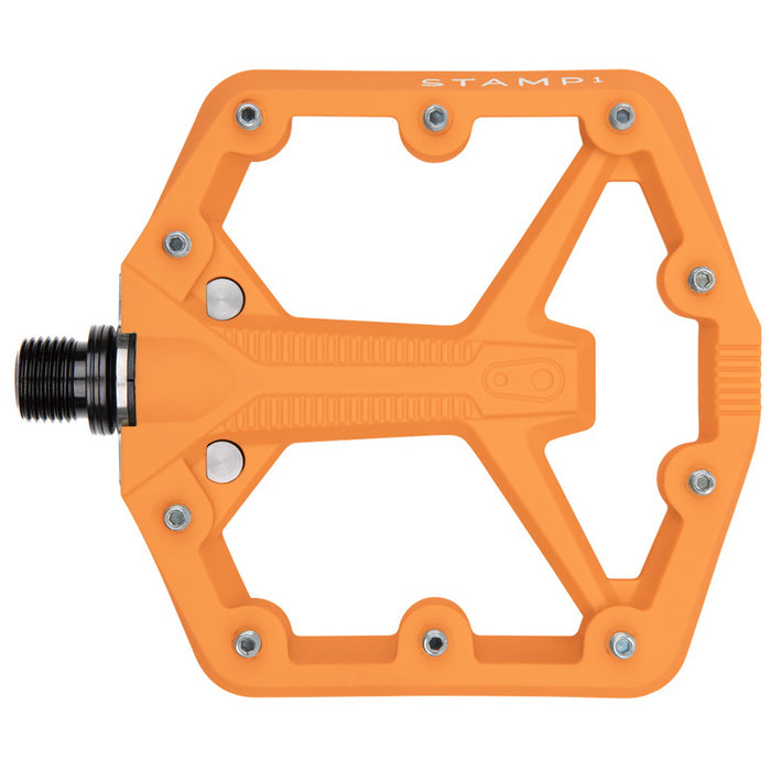 Crankbrothers Stamp 1 Gen 2 Small Platform Pedals, Orange