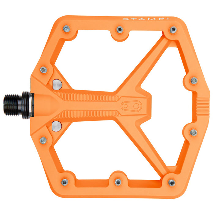 Crankbrothers Stamp 1 Gen 2 Large Platform Pedals, Orange