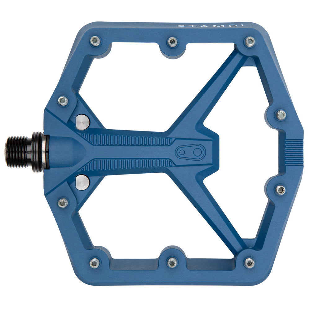 Crankbrothers Stamp 1 Gen 2 Large Platform Pedals, Navy Blue