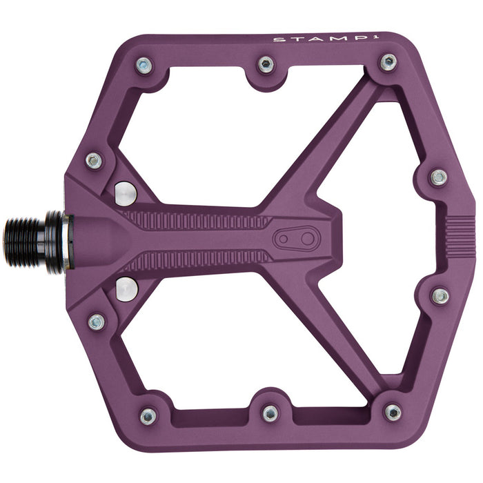 Crankbrothers Stamp 1 Gen 2 Large Platform Pedals, Plum Purple