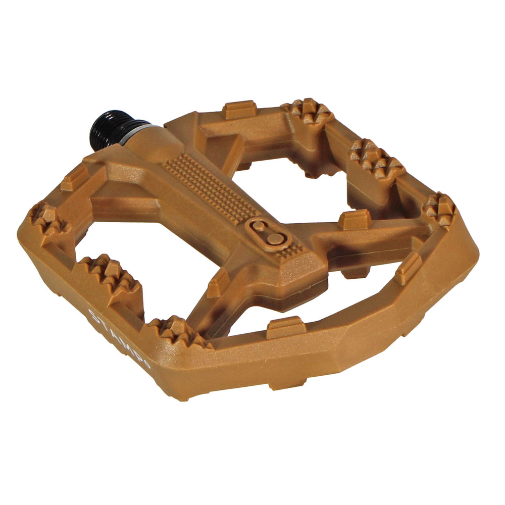 Crankbrothers Stamp 0 Small Platform Pedals, Brown