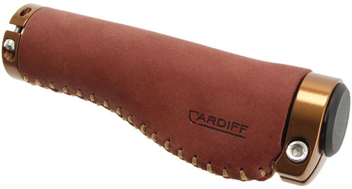 Cardiff Balmoral locking leather grip, ergo - brown