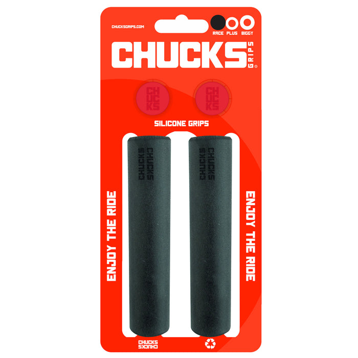 Chucks Grips Race Grips 130mm x 25.5mm, Black