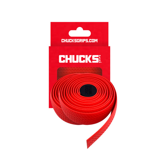 Chucks Grips Silicone Handlebar Tape 3mm, Red