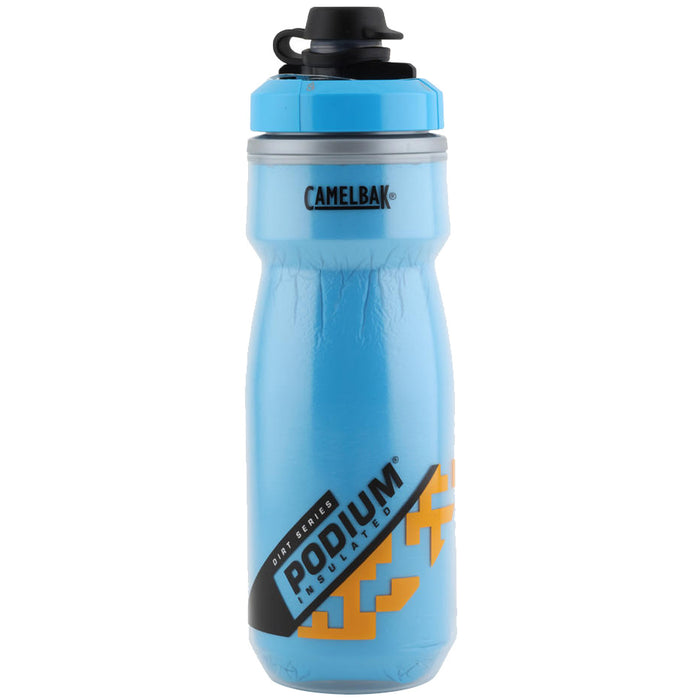 Camelbak Podium Chill Dirt Insulated Bottle, Blue/Orange, 21oz